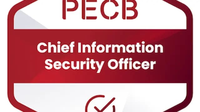 Certified CISO by PECB